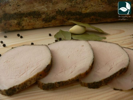 Schab pieczony na szaro