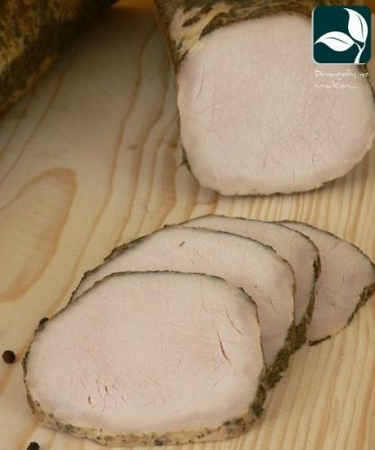 Schab pieczony na szaro